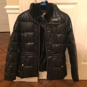 Michael Kors black puffer coat, PS